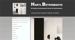 Desktop Screenshot of hartl-betriebshygiene.de